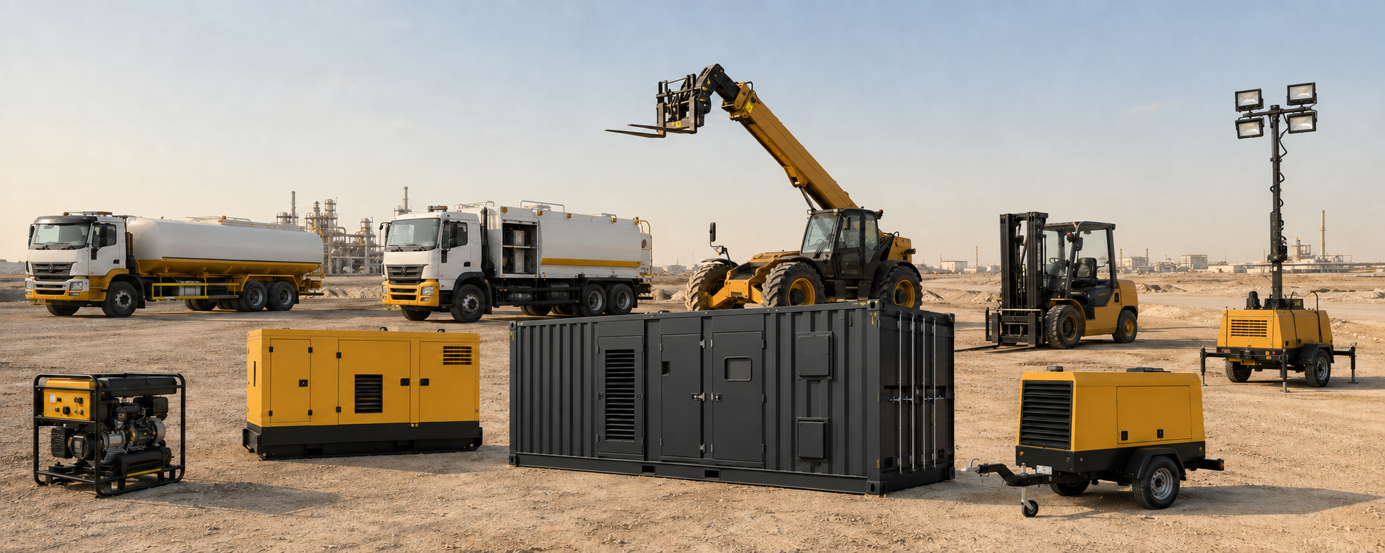 المولدات والطاقة المؤقتة للمواقع | Generators & Temporary Site Power